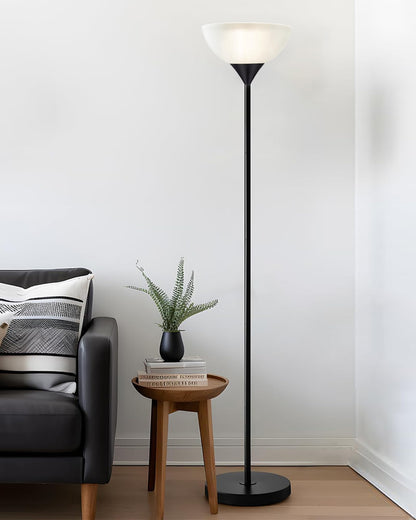 Homesake® Sky Dome Standing Lamps with Acrylic Shade | Modern Floor Lamp for Living Room, Bedrooms, Corner Lamp for Living Room | Standing Lampe (Straight)