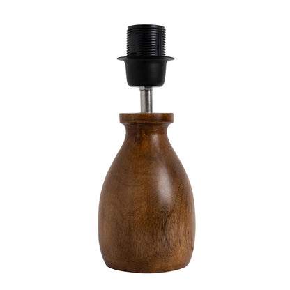 Homesake® Dovel Pot Modern Table Lamp, Wooden Base Modern Fabric Lampshade for Home Office Cafe Restaurant, Dovel Pot, Rabbit