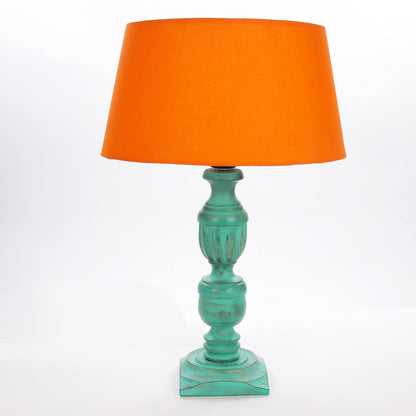 Homesake ® Rustic Algae French Trophy Carved Table lamp home decoration with Shade