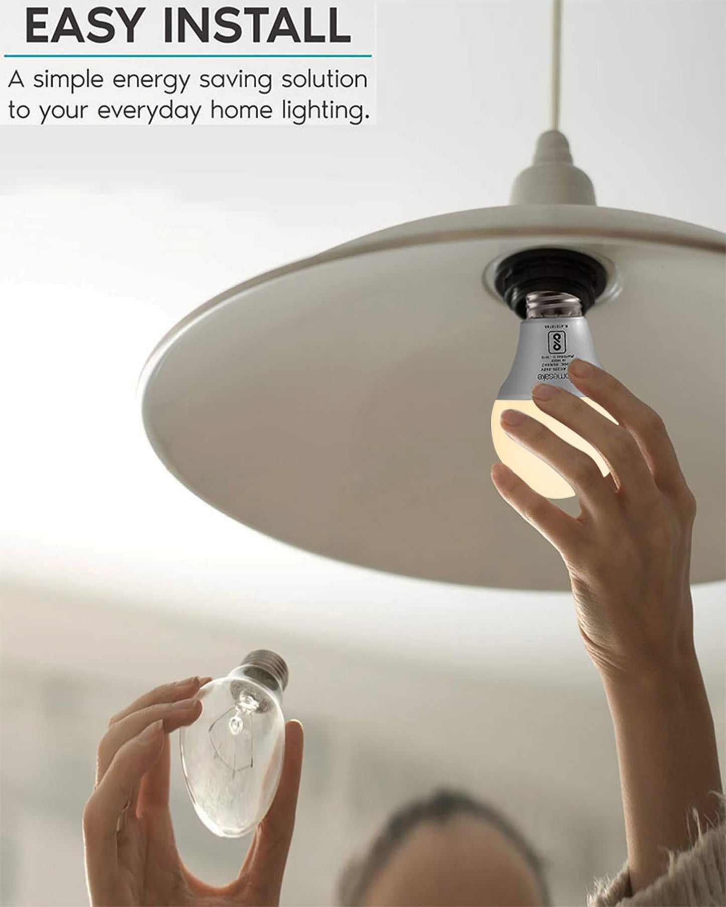 Homesake® E27 LED Light Bulbs Cool White 6000k 9W Standard Edison Base Bulb, for Bedroom Living Room, Energy Saving LED Light Bulb for Home, Office & Study Room