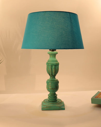 Homesake ® Rustic Algae French Trophy Carved Table lamp home decoration with Shade