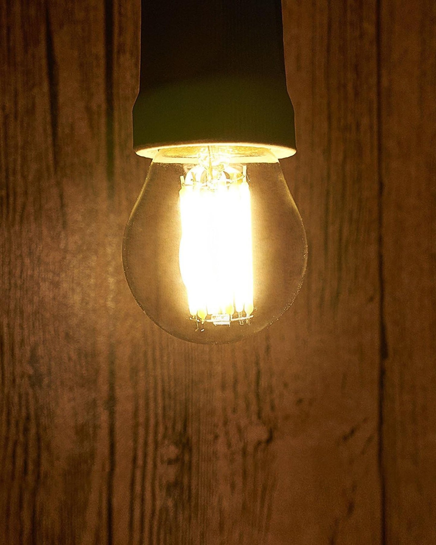 Homesake® Edison Tungsten LED Round Antique Glass G45 Light Bulbs Vintage Base E27 Bulb Yellow Light For Home Decoration Living Room/Hall/Balcony/Restaurant Bar Lighting