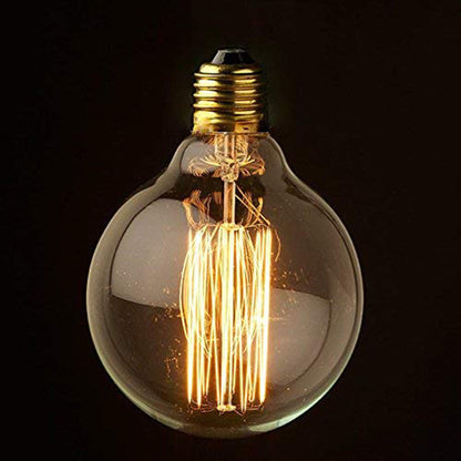 Globe Shape Edison Tungsten Filament Vintage Antique Light Bulb E27 G80