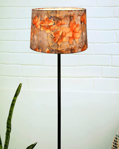 Homesake® Rustic Wooden Base Floor Lamp for Living Room | Decorative Night Standing Lamp | Corner Lamp for Living Room | Antique Industrial Vintage Minimalist Home | Office-Bird