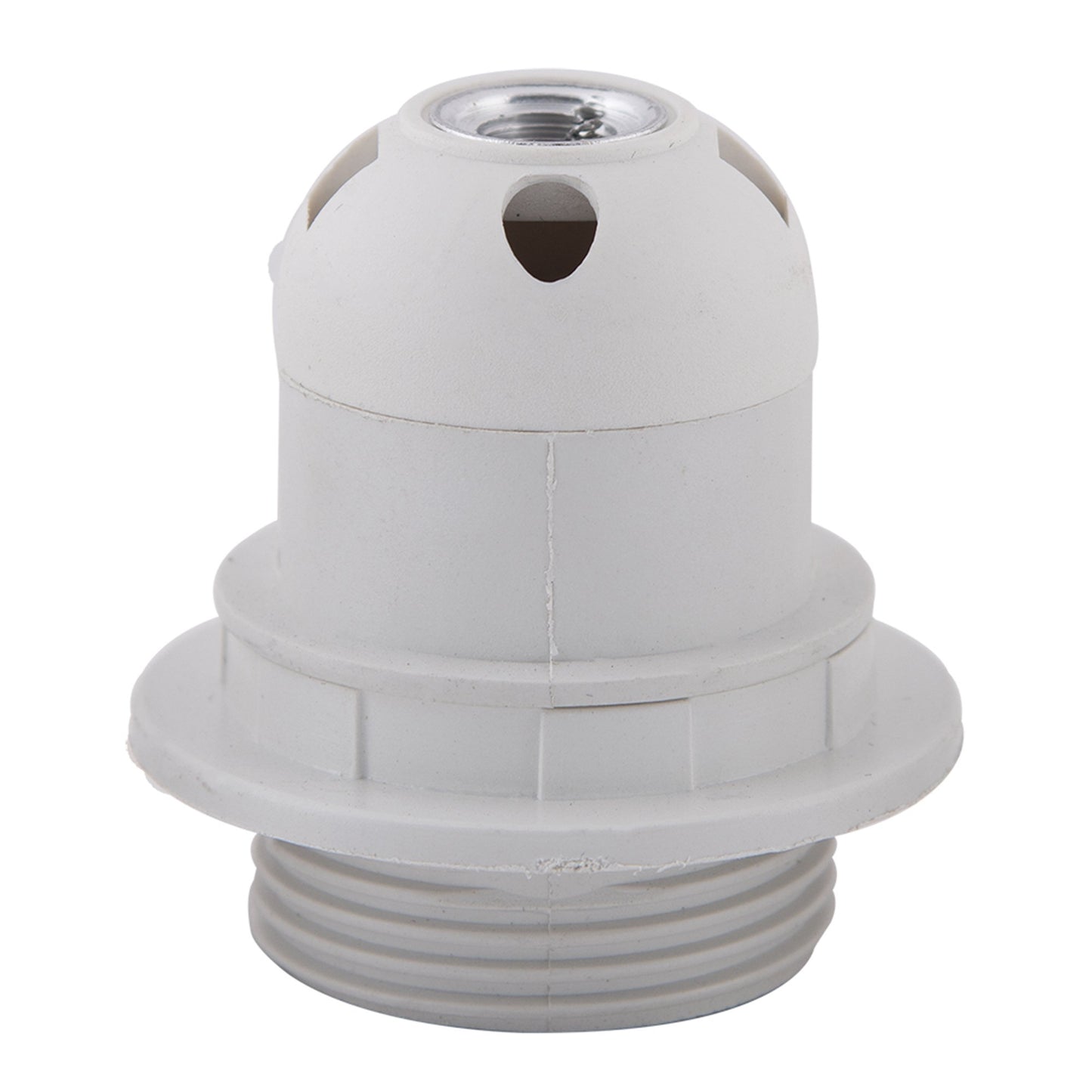 Edison Screw type holder, E27 white ring type for table lamps,PACK OF 3PCS