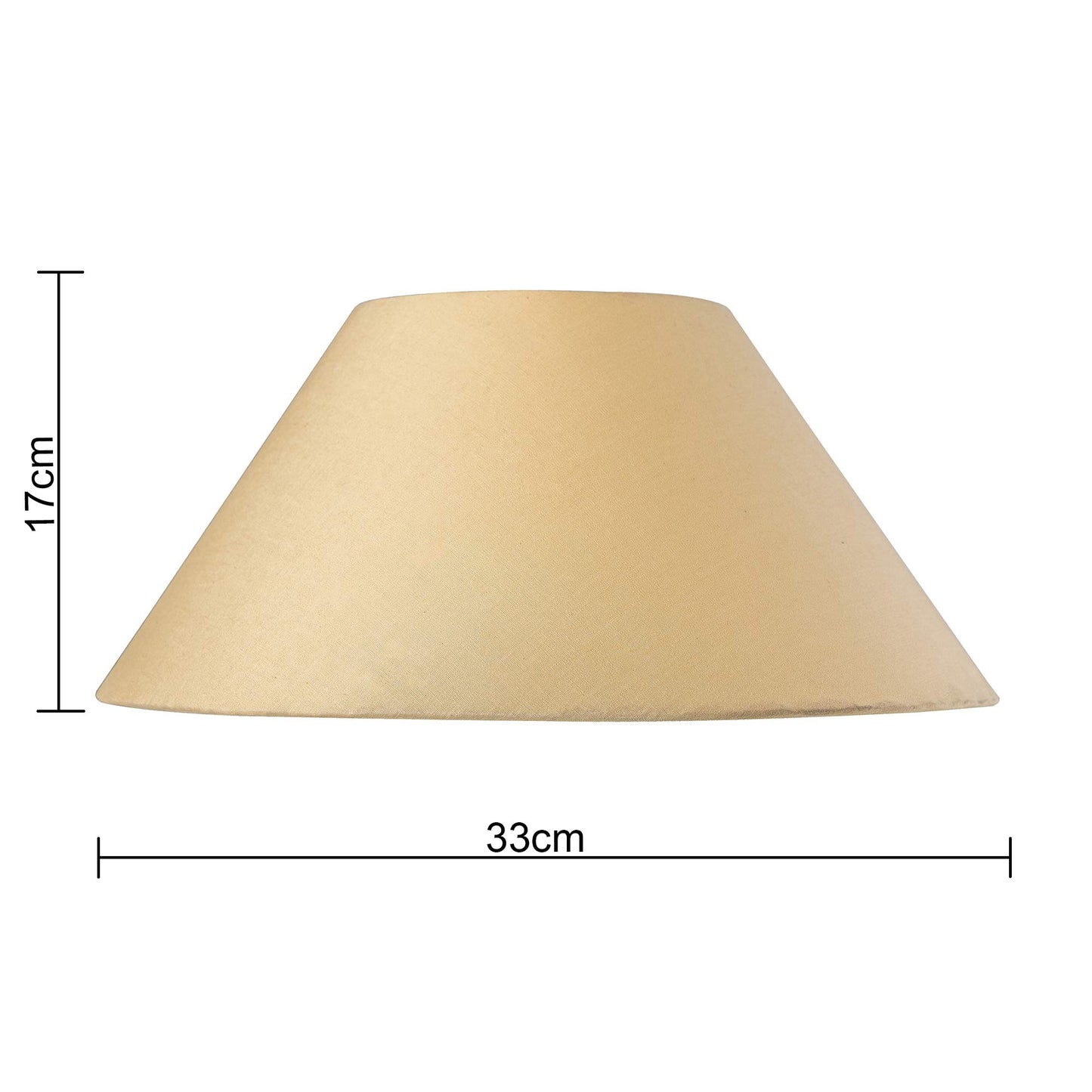Homesake® Classic Golden Cone Cotton Shade, set of 2 (For E27, E14 and B-22 base)
