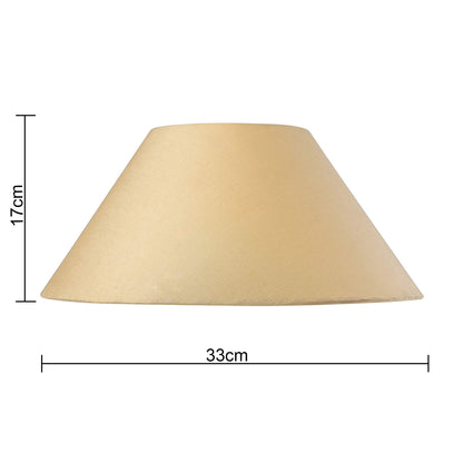Homesake® Classic Golden Cone Cotton Shade, set of 2 (For E27, E14 and B-22 base)
