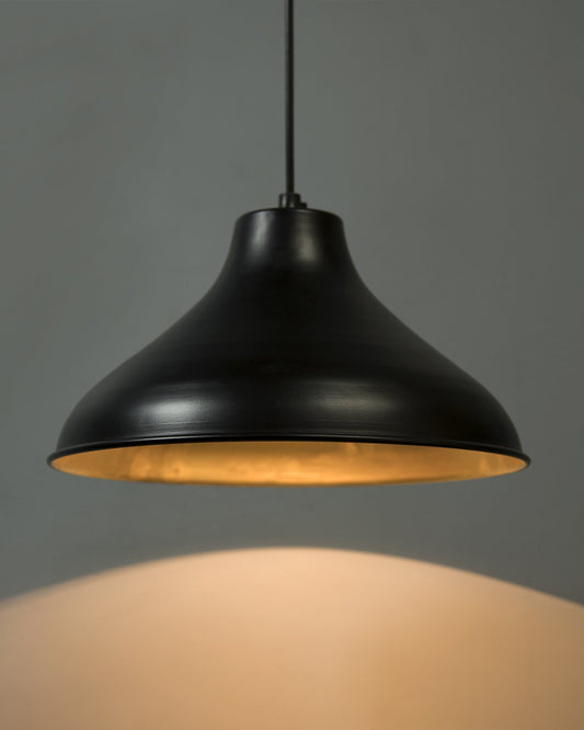 Homesake® Cubist Crown Hanging Black Lamp, Pendant Light, Modern Industrial Hanging Ceiling Lamp for Dining Table, Kitchen Island, Café & Bar