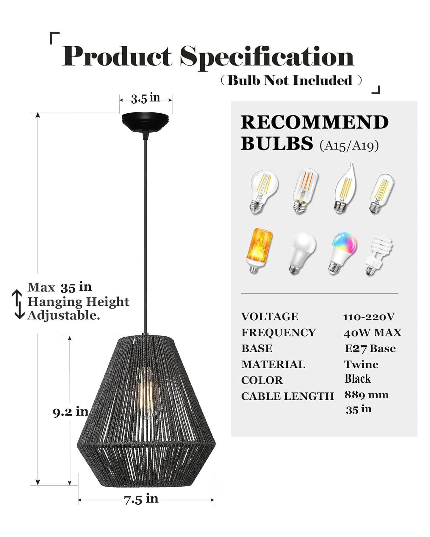 Homesake® Rattan Seagrass Raffia Kauna Paper Grass Wicker Lamp Premium Pendant Light | Livra Hanging Ceiling Lamp Handwoven, Paper Rope Boho Hand-Woven Lampshade for Home Decor, Beige, pumpkin