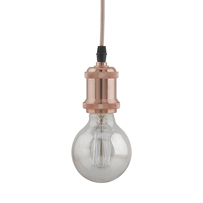 E26/ E27 Industrial Light Hanging Vintage Edison Pendant Lamp Metal