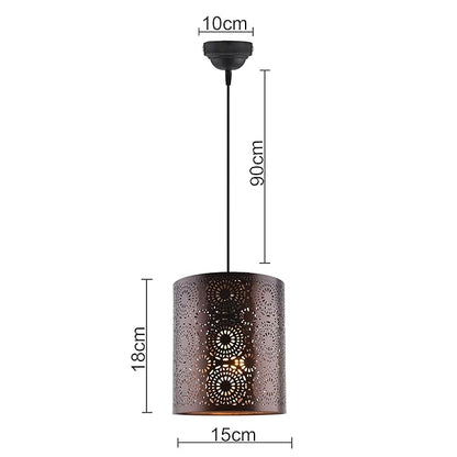 Antique Filgree Hanging Moroccan Ceiling Lamp, Antique Copper Finish Pendant Light Turkish Arabic Fancy Light