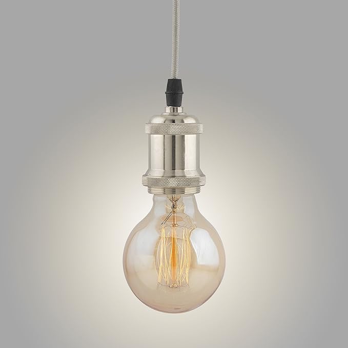 E26/ E27 Industrial Light Hanging Vintage Edison Pendant Lamp Metal