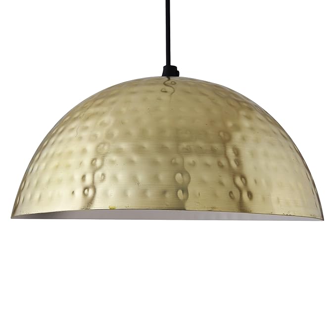 Classic Hammered Pendant Light, Rose Gold, Hanging Lights