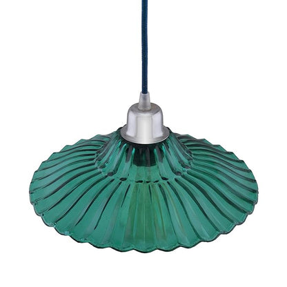 Industrial vintage E27 Colored Glass pendant Lampshade, Filament/LED hanging ceiling light,