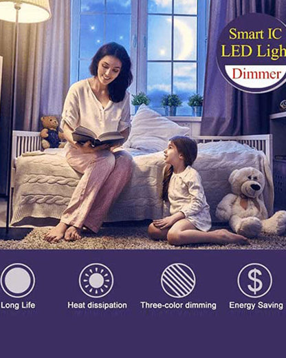 Homesake® 6 Watt, 3 in 1 Multicolor Led Bulb, Cool White, Warm White, Neutral White LED Bulb, E27