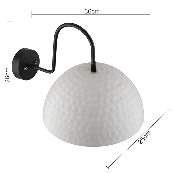 Rustic Antique Hammer 10" Wall Sconce Gooseneck Retro Wall Light Fixtures for Bedroom Nightstand, Barn Warehouse