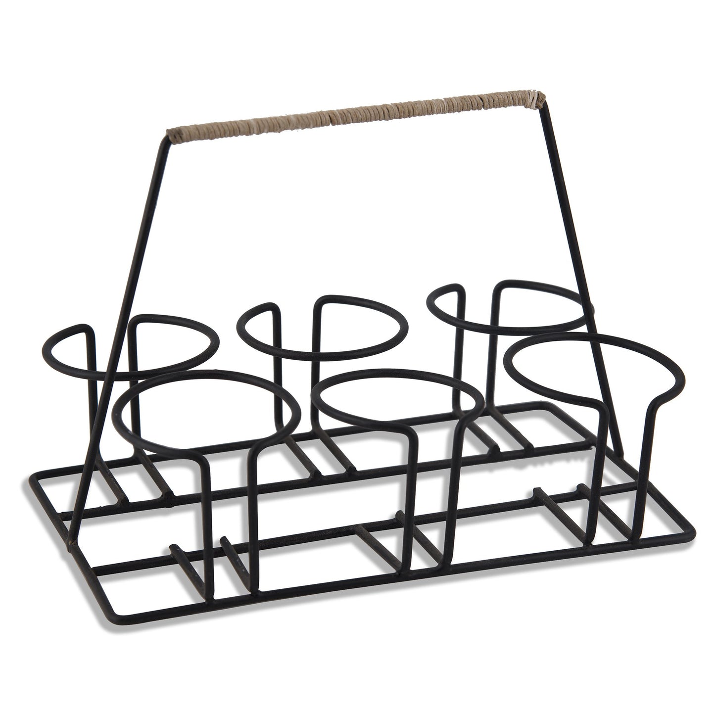 Homesake® Ceramic Chai Glass Set with Metal Stand, 6 Pieces Red Tea Glasses, Coffee, Kitchen, Dining Table & Home Serving, Dishwasher & Microwave Safe Tea Set, Hot & Cold Coffee Cup-120ml