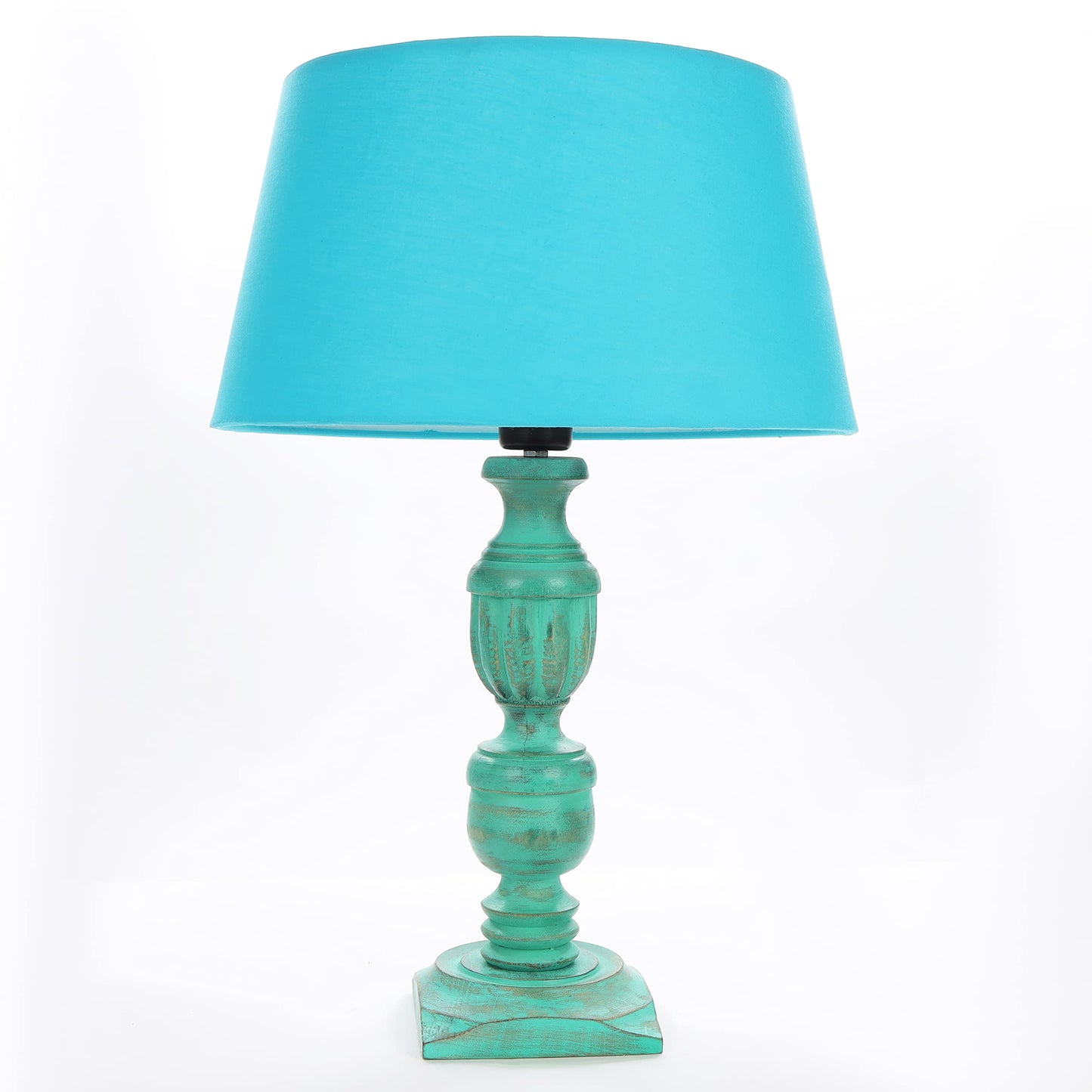 Homesake ® Rustic Algae French Trophy Carved Table lamp home decoration with Shade