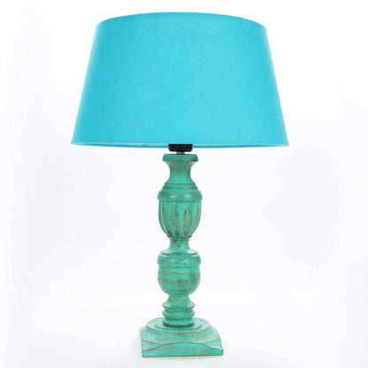 Homesake ® Rustic Algae French Trophy Carved Table lamp home decoration with Shade