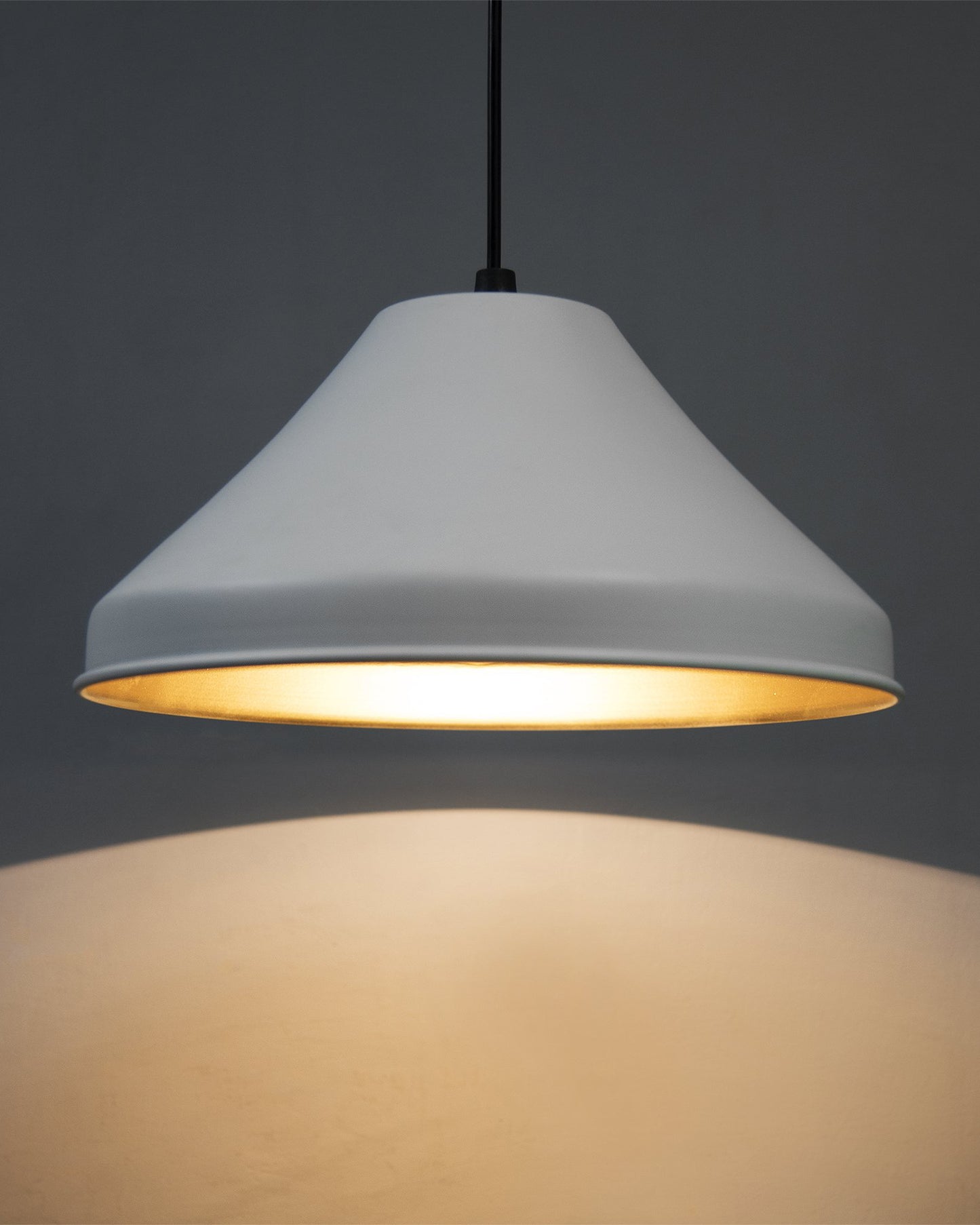 Homesake® Hanging Light Black, Inverted Cone | Ceiling, Pendant Light Nordic E27, For Living Room, Bedroom - Home Decor Items