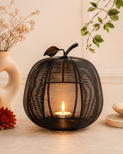 Homesake® Copper Apple Classic Candle Holder, Home Decor, Wedding Accent, Event or Party Centerpiece, Rose Gold