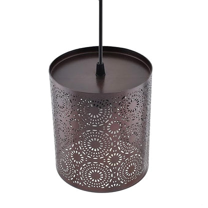 Antique Filgree Hanging Moroccan Ceiling Lamp, Antique Copper Finish Pendant Light Turkish Arabic Fancy Light