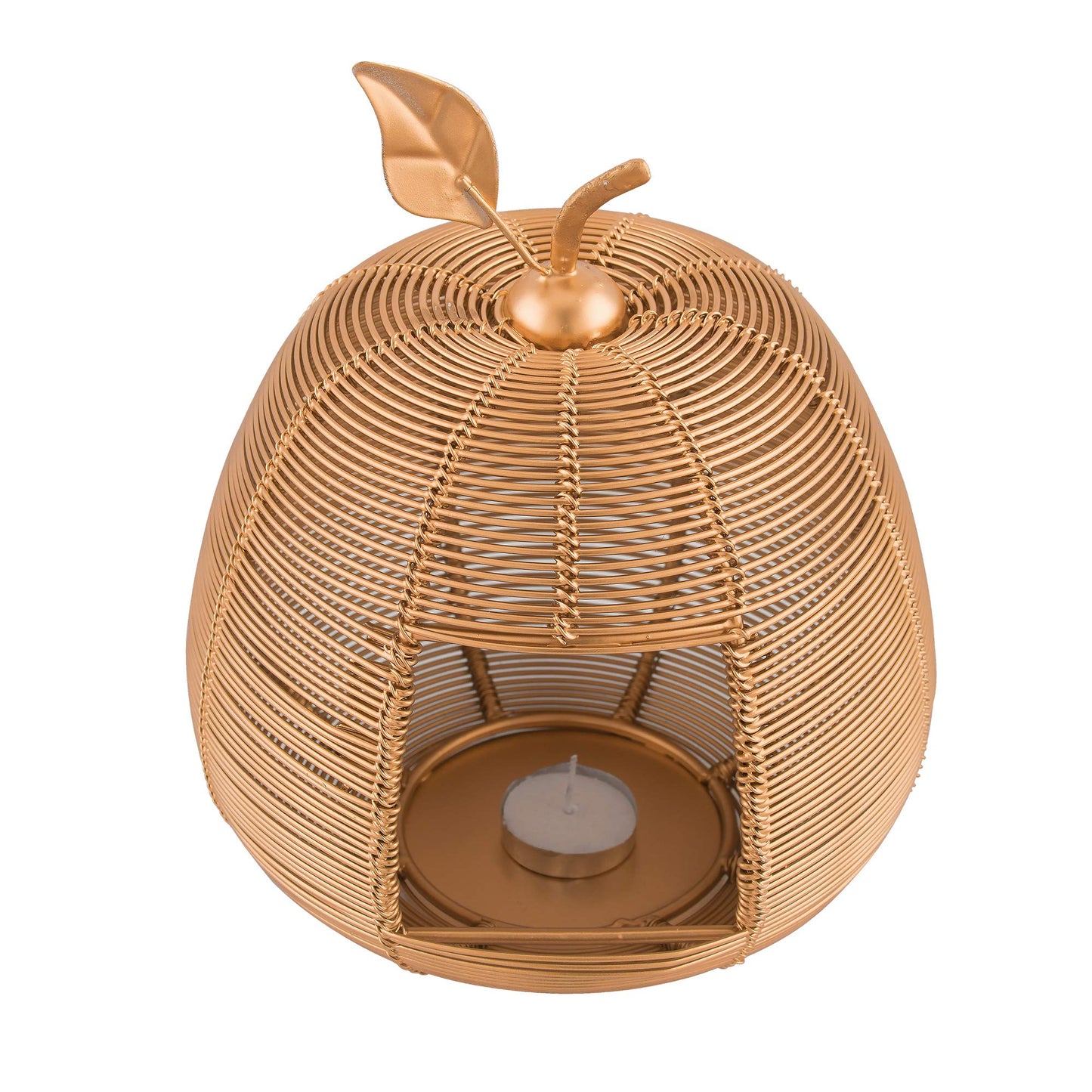 Homesake® Copper Apple Classic Candle Holder, Home Decor, Wedding Accent, Event or Party Centerpiece, Rose Gold