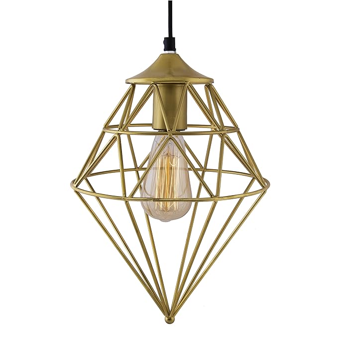 Golden Vintage Edison Filament hanging classic Gem, E27 hanging ceiling light for LED/filament bulb, decorative urban retro lighting