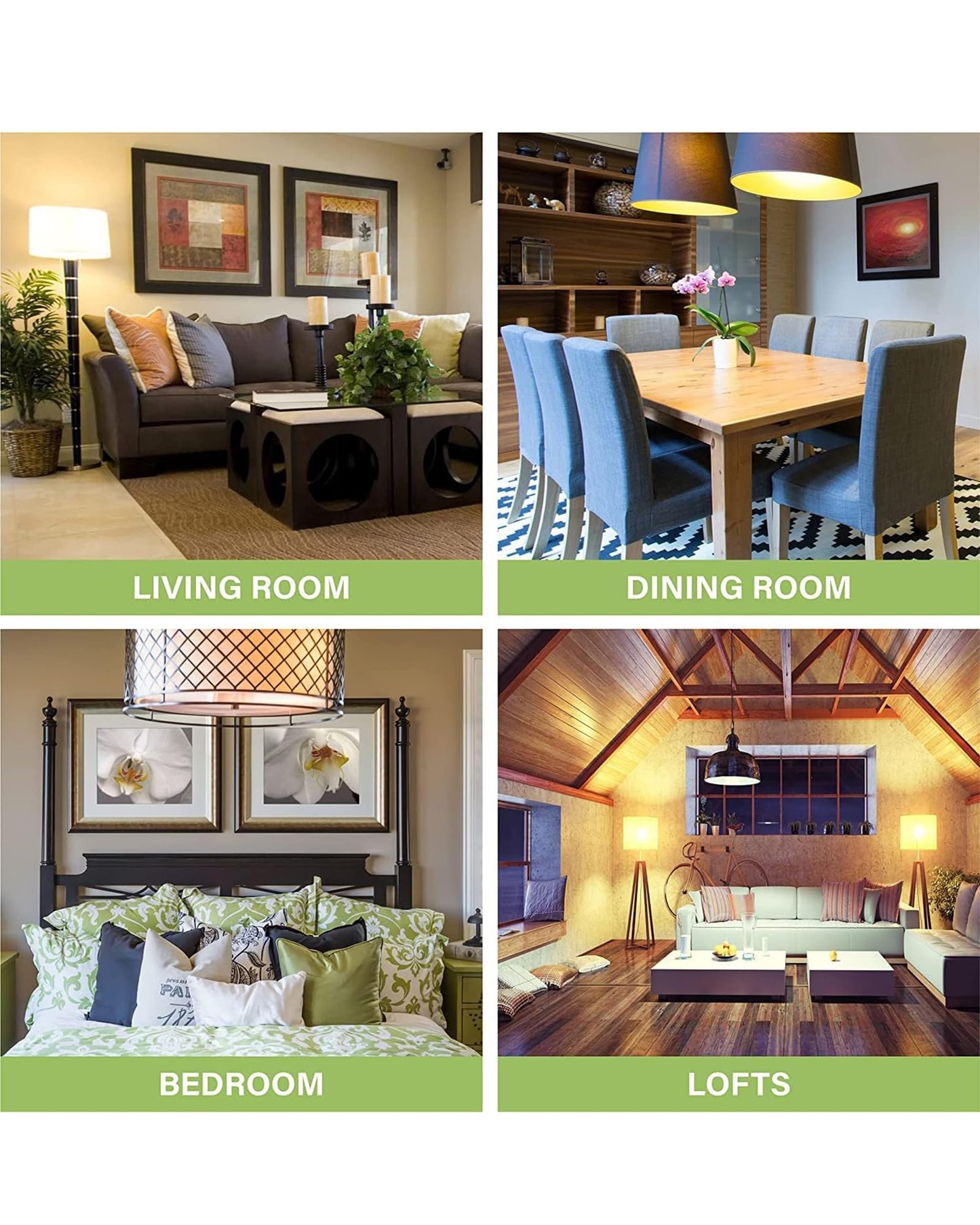 Homesake® E27 LED Light Bulbs Cool White 6000k 9W Standard Edison Base Bulb, for Bedroom Living Room, Energy Saving LED Light Bulb for Home, Office & Study Room