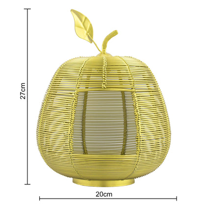 Homesake® Copper Apple Classic Candle Holder, Home Decor, Wedding Accent, Event or Party Centerpiece, Rose Gold