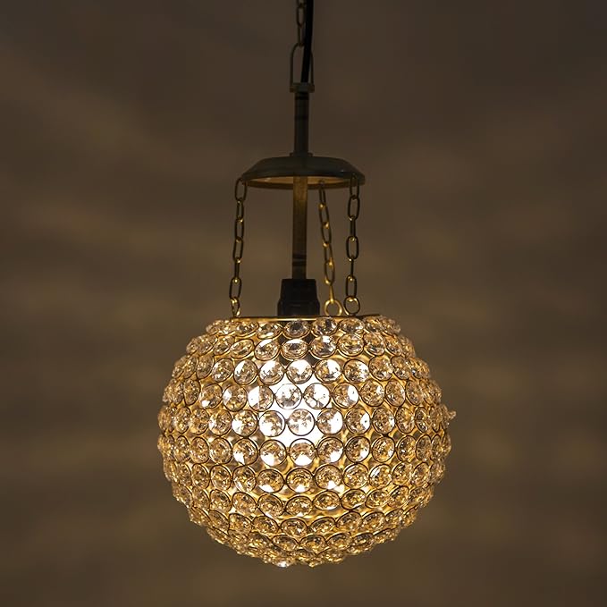 Crystal Pendant wall hanging with fixture, hanging lamp