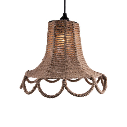 Homesake® Knitted Rope Spiral Touch Hanging Light, Pendant Light for home Decor, Bedroom,Living Room