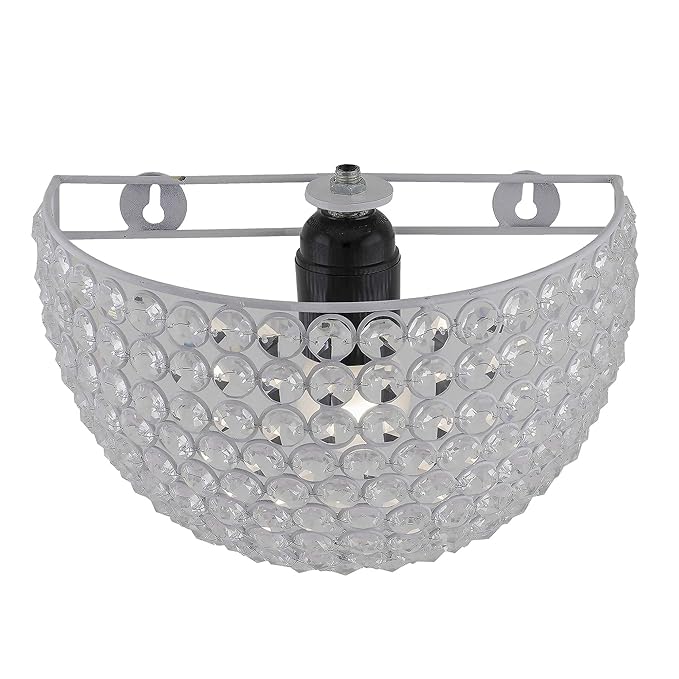 Crystal Round Wall Sconce Lamp, Decorative Door Light,Crystal