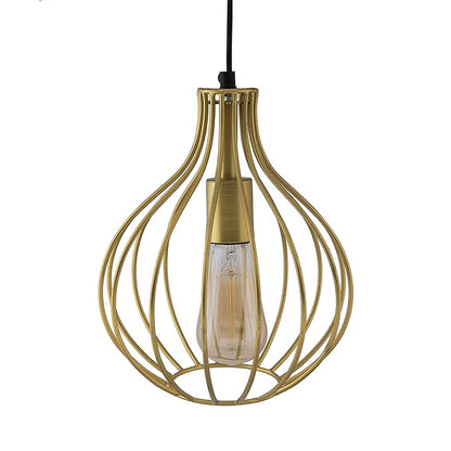 Golden Vintage Edison Filament hanging Crown , E27 hanging ceiling light for LED/filament bulb, decorative urban retro lighting