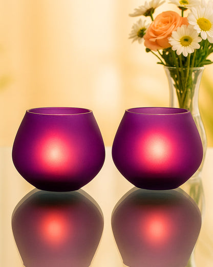Frost Pot Votive (Set of two pieces)- Small