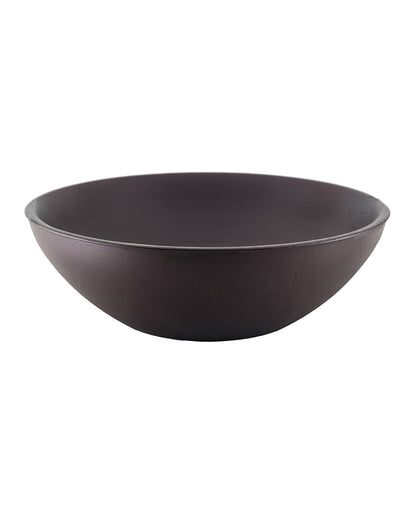 Homesake® Natural Wood Bowl Flat Large for Dinning table, Center For Table