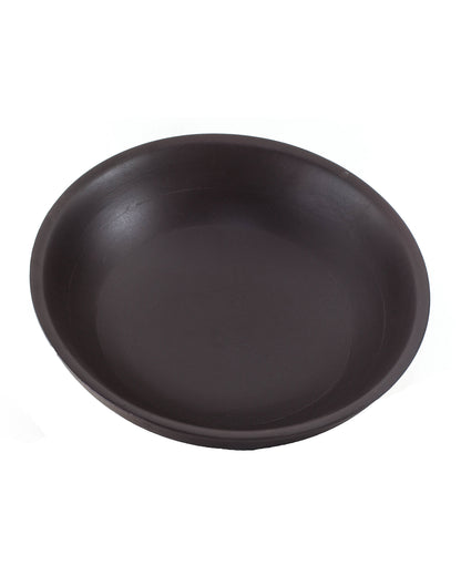 Homesake® Natural Wood Bowl Flat Large for Dinning table, Center For Table