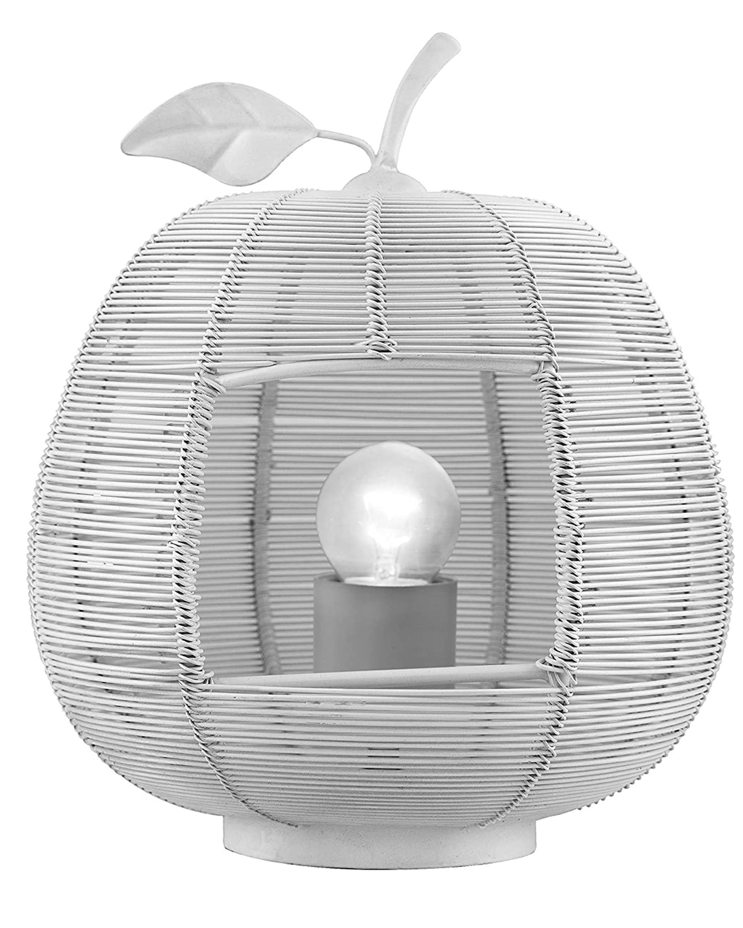 White Apple Contemporary Lamp