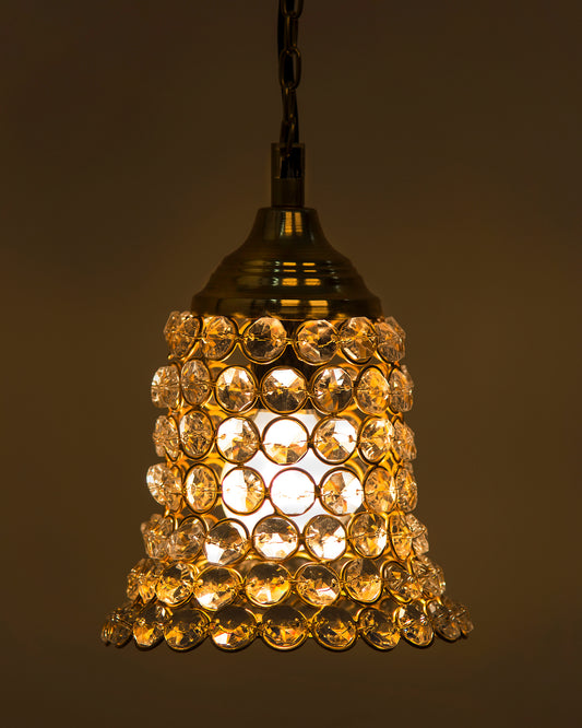 Crystal Hanging Pendant Bell Light