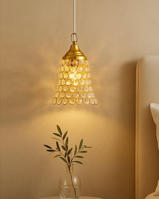 Crystal Hanging Pendant Bell Light, pendent light, hanging lamp