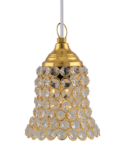 Crystal Hanging Pendant Bell Light