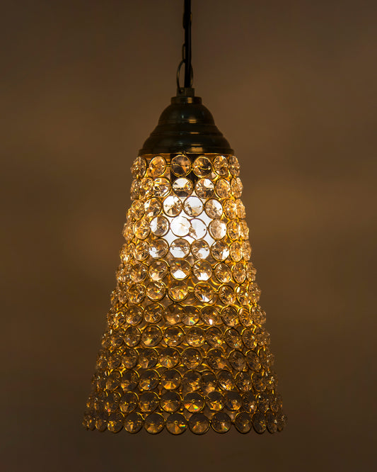 Crystal Hanging Pendant Bell Light