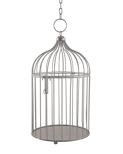 Homesake® Copper Bird Cage(Set of 2), with Hanging Chain, Home Décor, Living Room & Festive Use