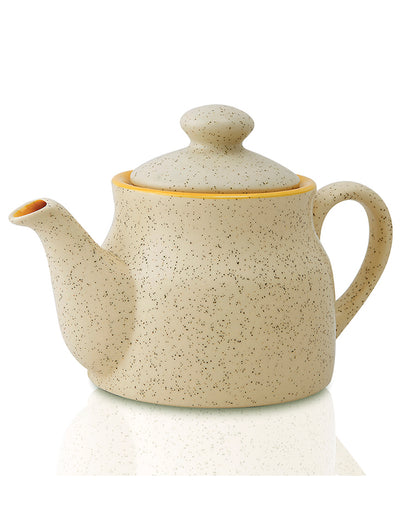 Ceramic Tea Pot, with matt marble finish