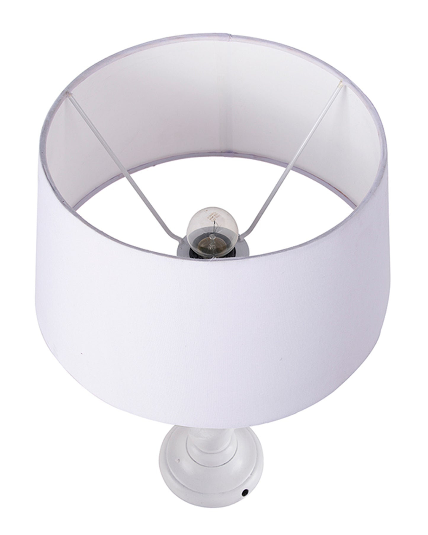 Classic Twister Table lamp white with Shade