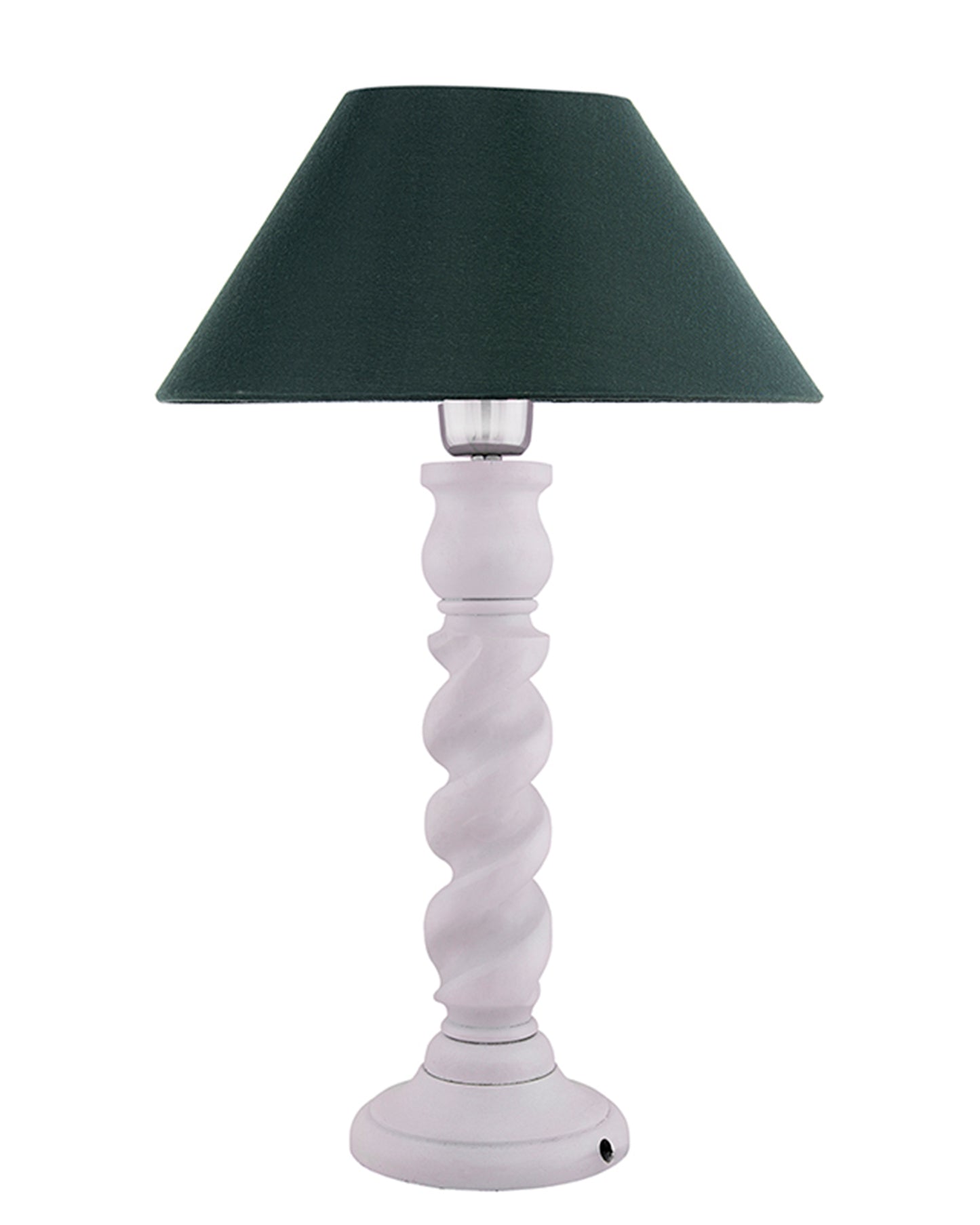 Classic Twister Table lamp white with Shade