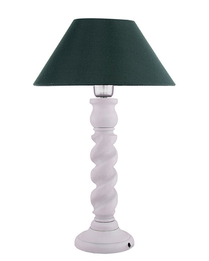 Classic Twister Table lamp white with Shade