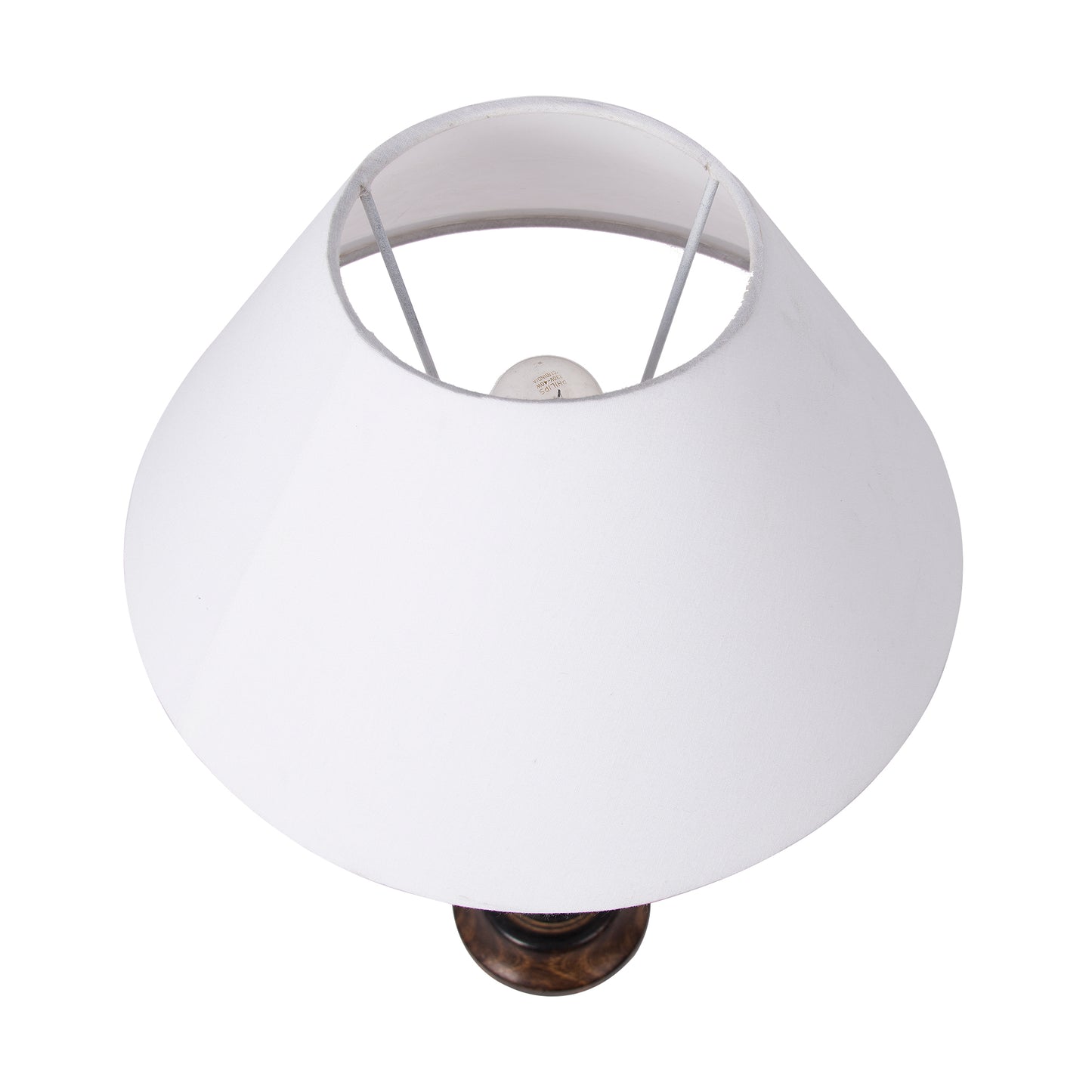 Homesake® Classic Victorian Black Wood Table Lamp with Shade for Home Decor, Living Room, Bedroom, Festive Decor