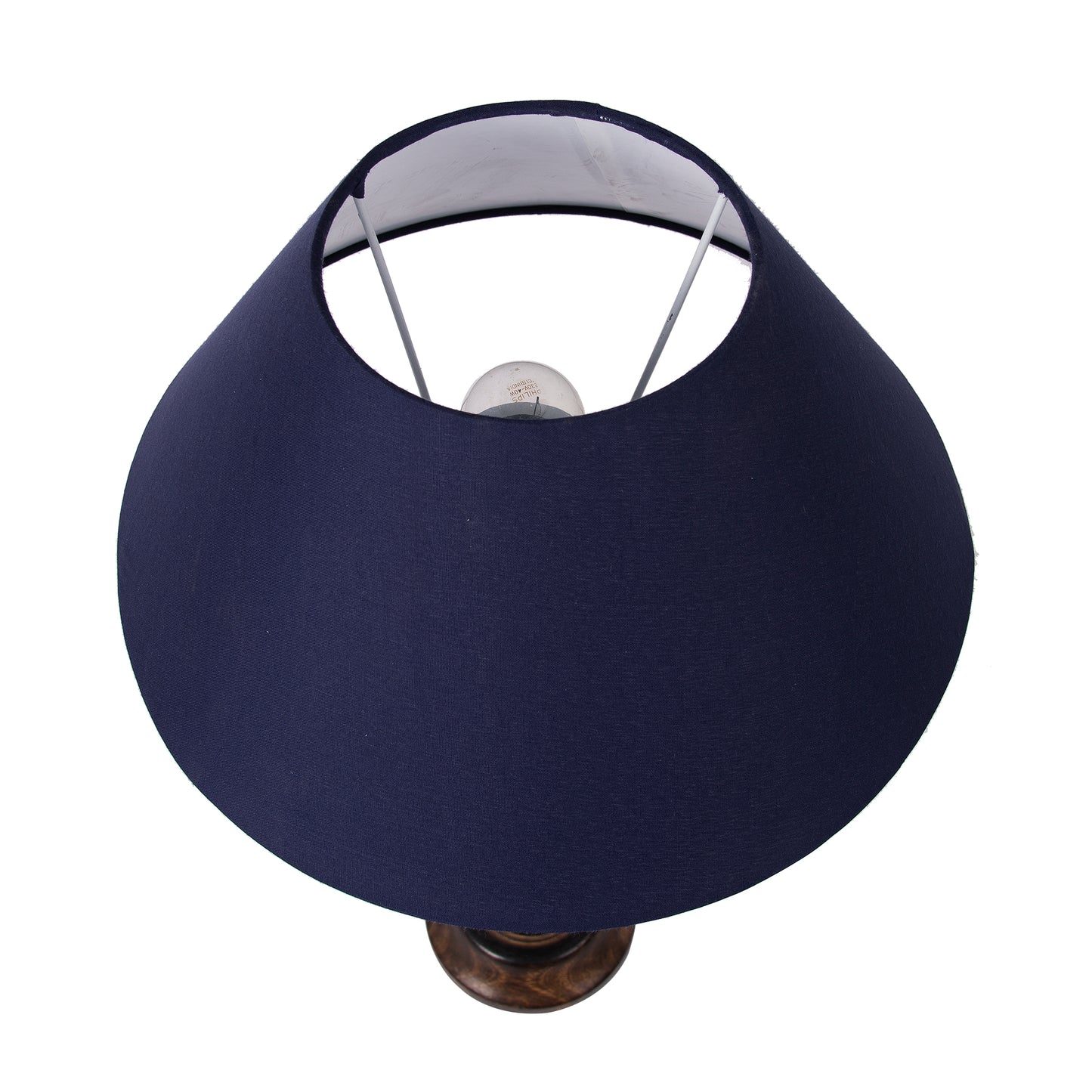 Homesake® Classic Victorian Black Wood Table Lamp with Shade for Home Decor, Living Room, Bedroom, Festive Decor