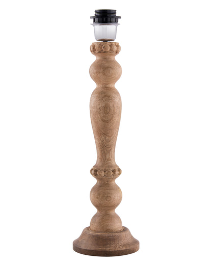 Eureka Polka Natural Wood Table Lamp With Shade